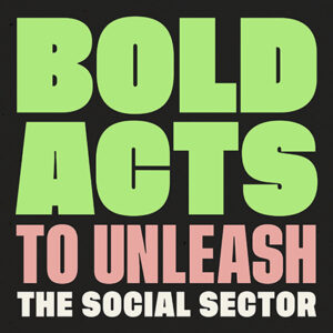 Bold Acts to Unleash the social sector